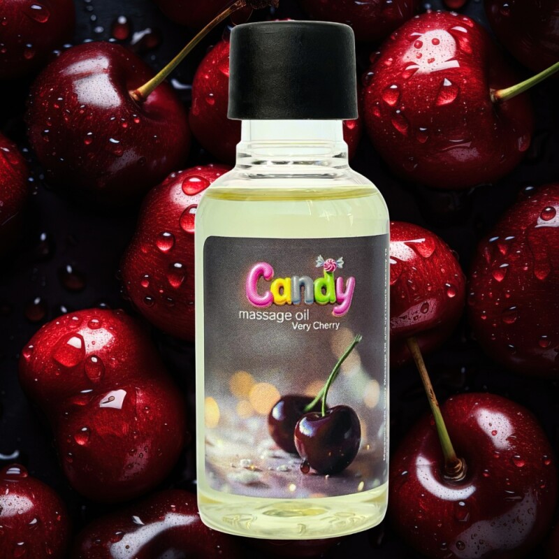 Масажна олійка Candy Massage Oil з ароматом вишні, 50 мл - Изображение 1