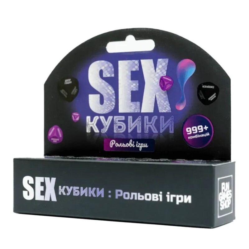 Настільна гра Fun Games Shop SEX Кубики Рольові Ігри, 5 шт