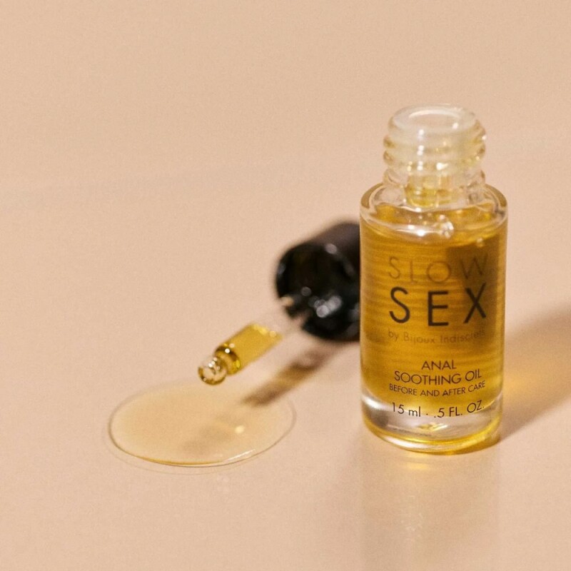 Олійка для анального сексу Bijoux Indiscrets Slow Sex заспокійлива, 15 мл