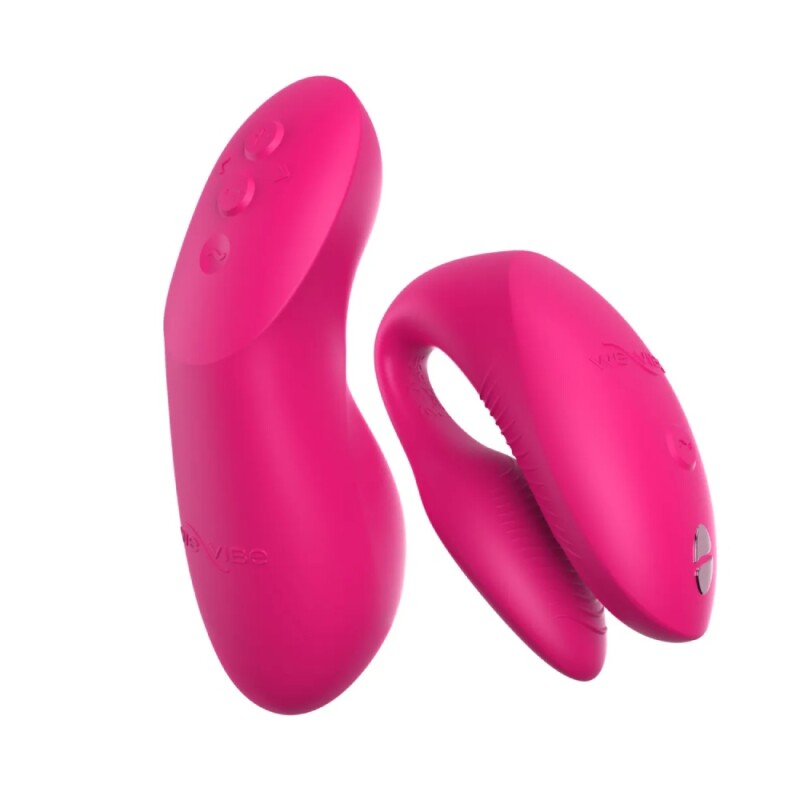 Вібратор для пар We-Vibe Chorus Pro з пультом і додатком, рожевий, 8 см - Изображение 6