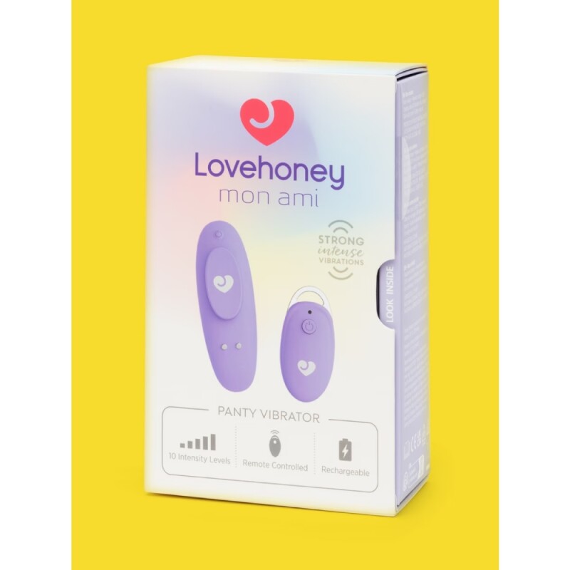 Вібратор в трусики Lovehoney Mon Ami з пультом, бузковий, 8.9 см - Зображення 7