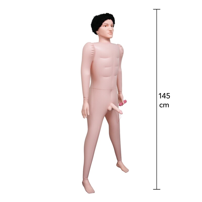 Секс-лялька Hidden Desire Fuck Dolls фалоімітатор та анус, з пультом, бежева, 145 см - Зображення 1