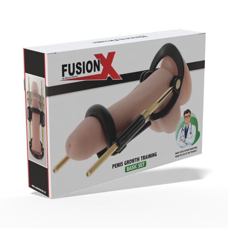 Набір для збільшення пеніса Hidden Desire Fusion X чорний, 26 х 9 см
