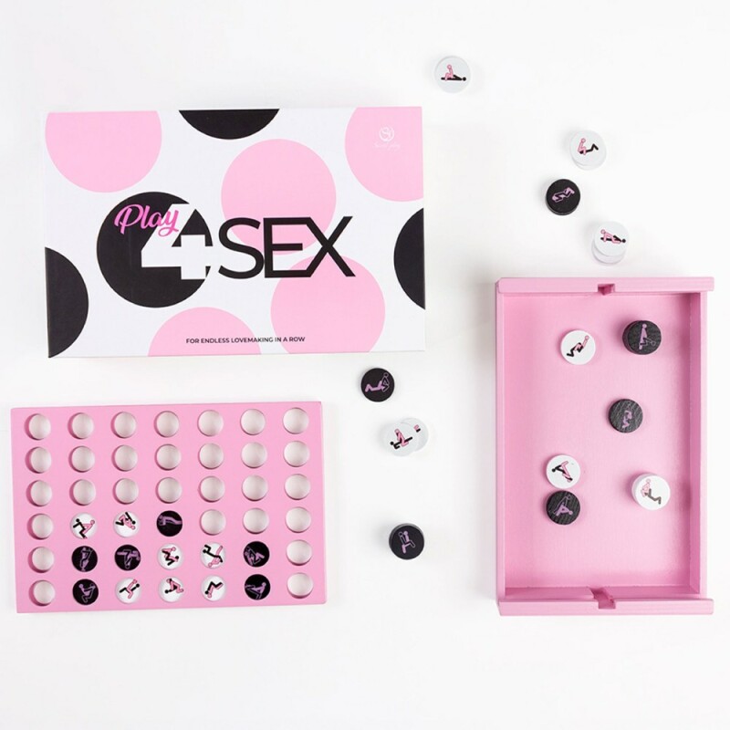 Гра для пари Secret Play Play4Sex чорно-біла - Зображення 5