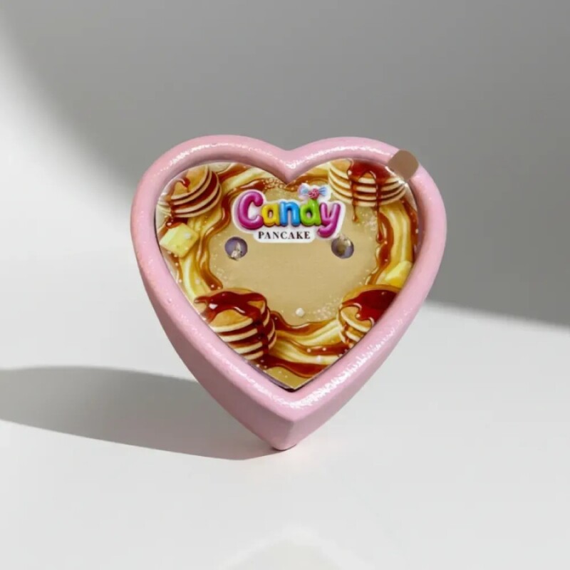 Масажна свічка з ароматом панкейка, 70 мл, Candy Pancake у формі серця - Изображение 6