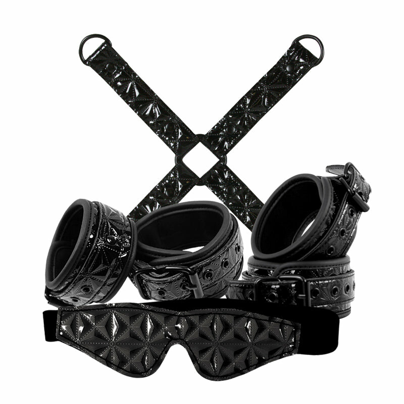 Набір БДСМ NS Novelties Sinful Bondage чорний, 4 предмета