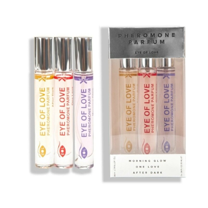 Набір ароматів з феромонами Eye Of Love Pheromone Perfume Set для жінок, 3 шт х 10 мл (неповний флакон)