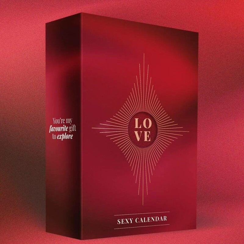 Адвент-календар Dreamtoys Pleasure Box червоний, 24 предмета - Зображення 2