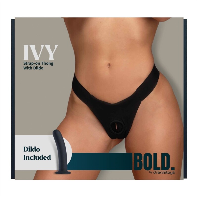 Страпон на трусиках Dream Toys Bold, чорний, 12.7 х 3 см - Изображение 1