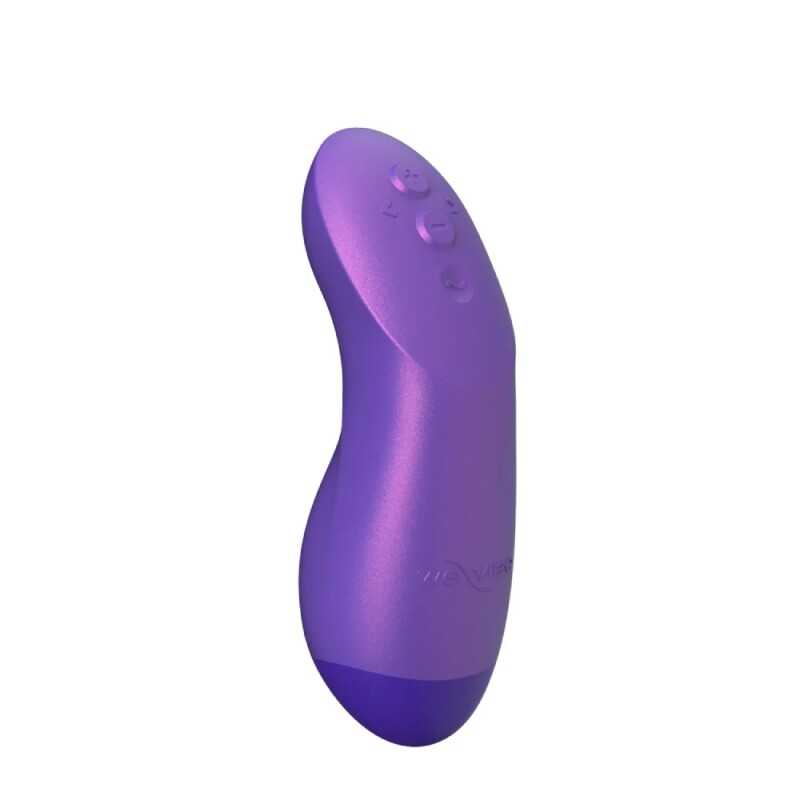 Вібратор для пар We-Vibe Chorus Pro з пультом і додатком, фіолетовий, 8 см - Изображение 3
