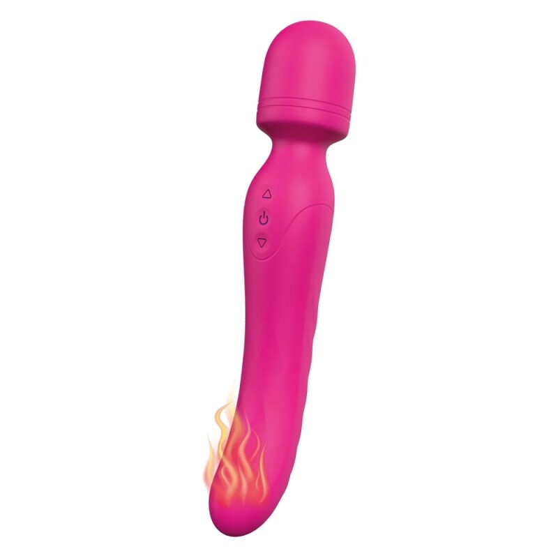 Вібратор-мікрофон Dream Toys Heating Bodywand з підігрівом, рожевий, 23 × 3.6 см - Зображення 2