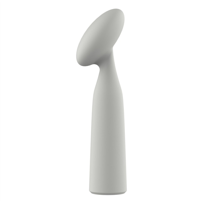 Точковий вібратор Dream Toys Luna у формі міні-мікрофона, сірий, 16.2 х 3.3 см - Зображення 2