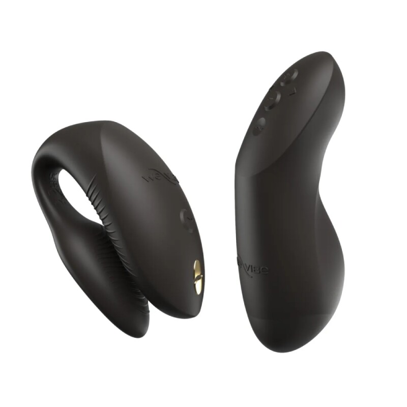 Вібратор для пар We-Vibe Chorus Pro з пультом і додатком, чорний, 8 см - Изображение 5