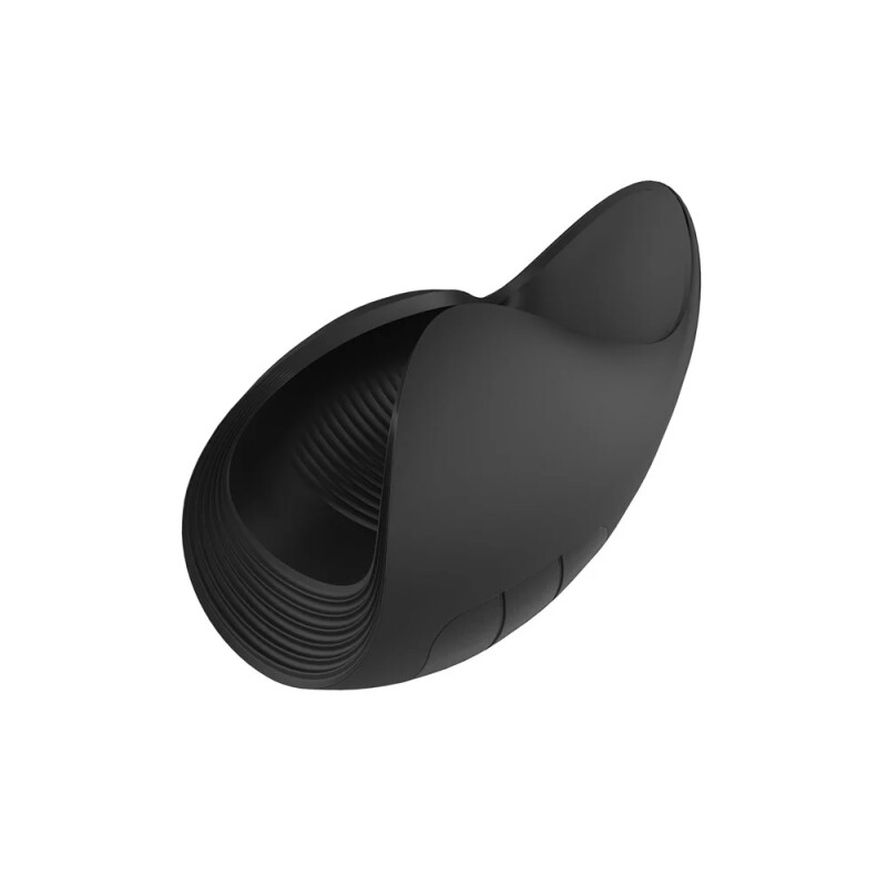 Мастурбатор відкритий Dream Toys Essentials з вібрацією, чорний, 13 х 5 см - Изображение 3