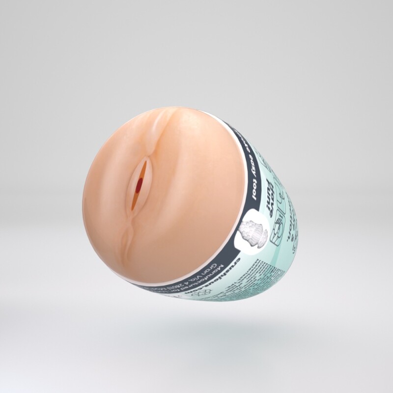 Мастурбатор-яйце Crushious Ezy Egg the Novice вагіна, бежевий, 8.7 х 5.6 см - Изображение 2