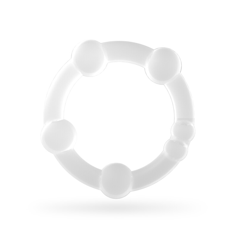 Набір ерекційних кілець Crushious Triple Bead прозорий, 3 шт - Изображение 3