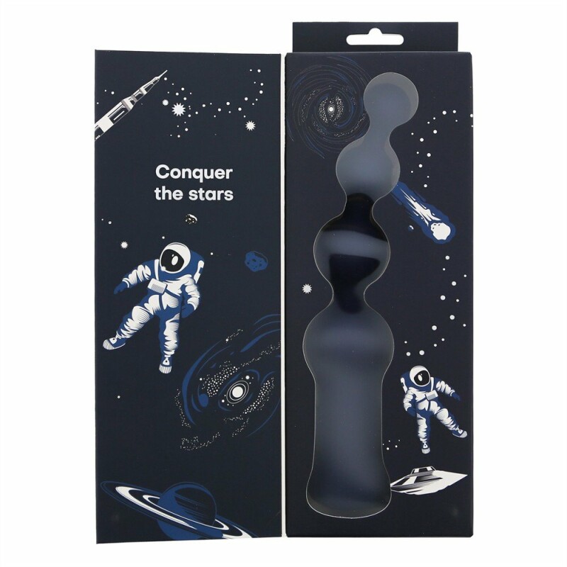 Анальний вібратор Dream Toys Hubble ялинка на 4 кульки, синій, 18.6 х 4.2 см - Зображення 8