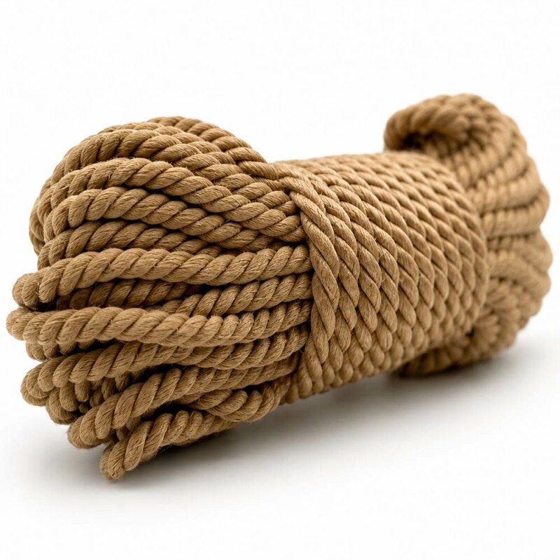 Мотузка для бондажа DS Fetish джутова, 15 м - Зображення 1