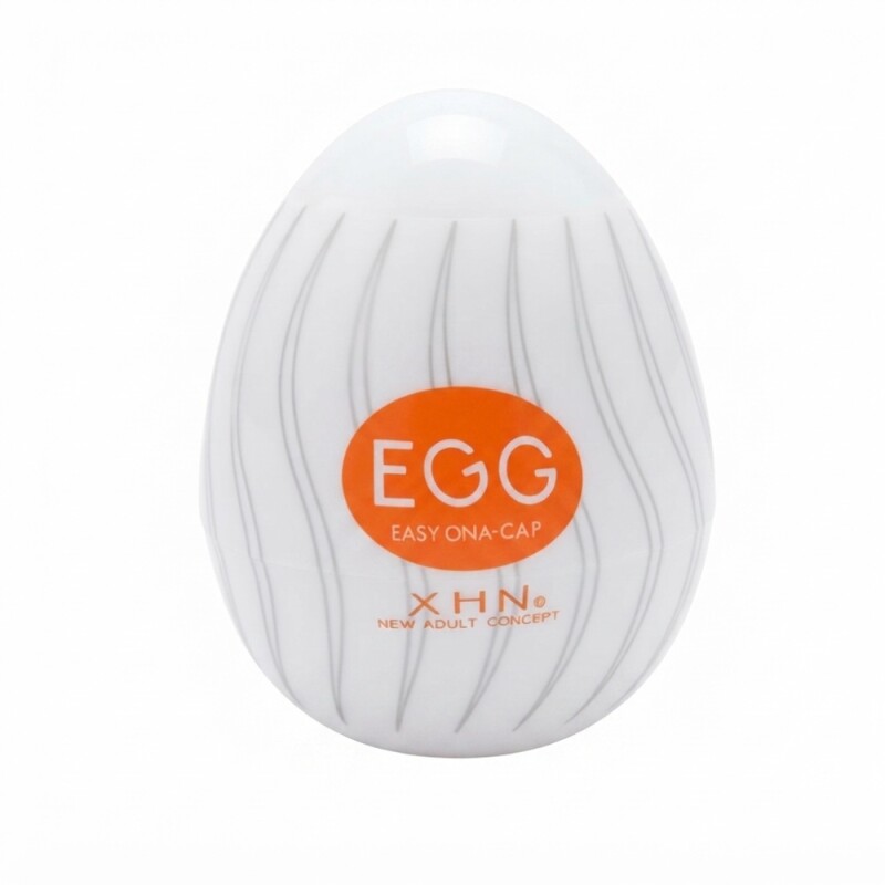 Мастурбатор яйце з рельєфом XHN TWISTER Egg Easy Ona-Cap, білий, 6.8 х 5.2 см - Зображення 5