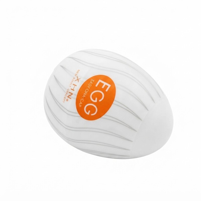 Мастурбатор яйце з рельєфом XHN TWISTER Egg Easy Ona-Cap, білий, 6.8 х 5.2 см - Зображення 6