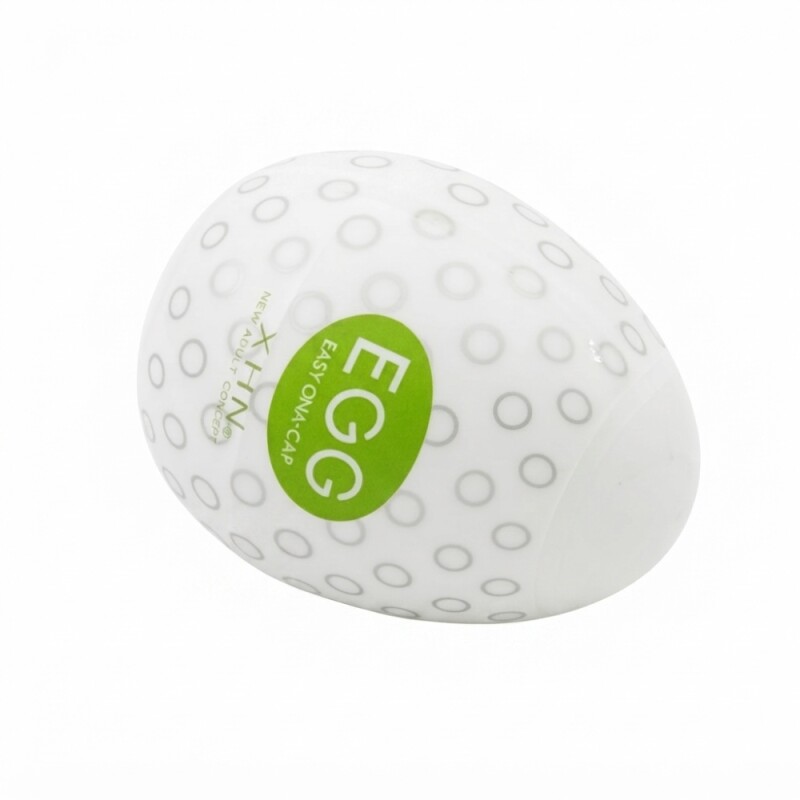 Мастурбатор яйце з рельєфом XHN BUMPY Egg Easy Ona-Cap, білий, 6.8 х 5.2 см - Зображення 6