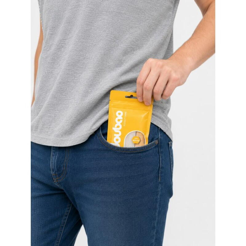 Міні мастурбатор DOU BAO HONEYCOMB Pocket Genius з рельєфом стільника, білий, 8.2 х 5.2 см - Зображення 2