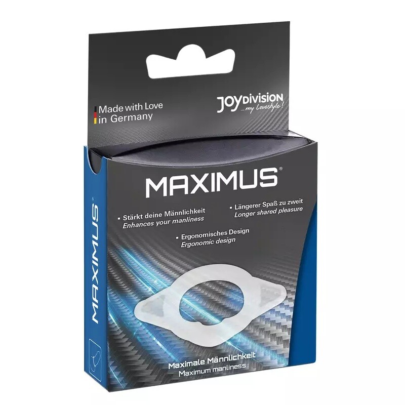Ерекційне кільце Joy Division Maximus M прозоре, 2.3 см - Зображення 1
