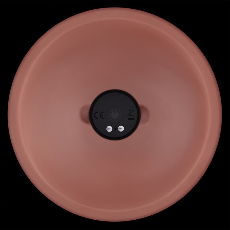 Вібратор із подвійною щільністю Lovetoy Dual Density Power Cock на присосці, бежевий, 15.2 х 3.8 см - Изображение 9
