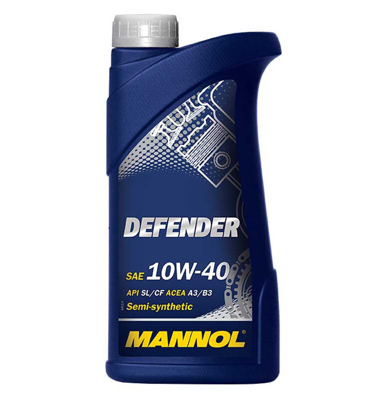 Моторное масло Mannol Defender 10w40  SL/CF 1л - Зображення 1
