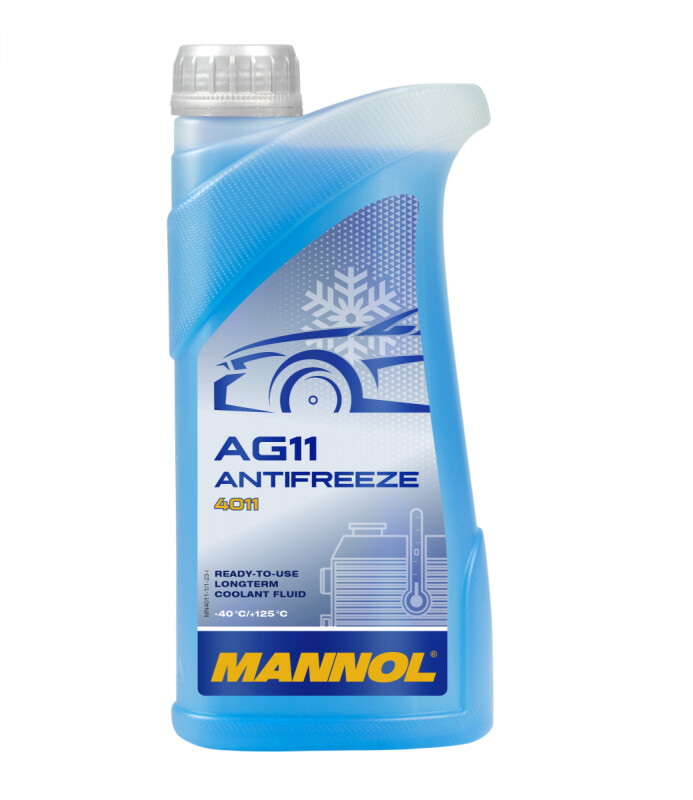 Охлаждающая жидкость Mannol Antifreeze AG 11 -40 голубой 1л