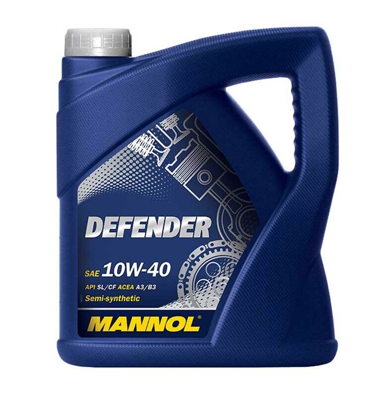 Моторное масло Mannol Defender 10w40 SL/CF 4л - Зображення 1