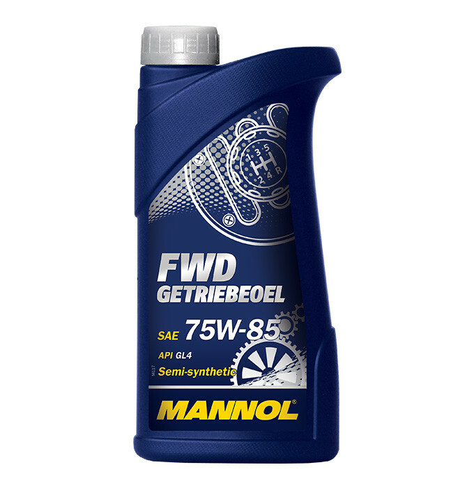 Трансмиссионное масло Mannol FWD Getriebeoel 75w85 GL-4 1л - Зображення 1