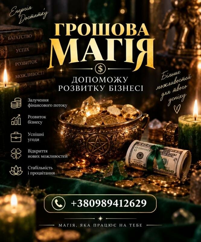 Грошова магія та магія для бізнесу