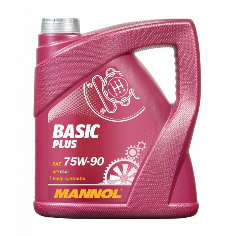 Трансмиссионное масло Mannol Basic Plus 75w90 GL-4+ 4л - Зображення 1