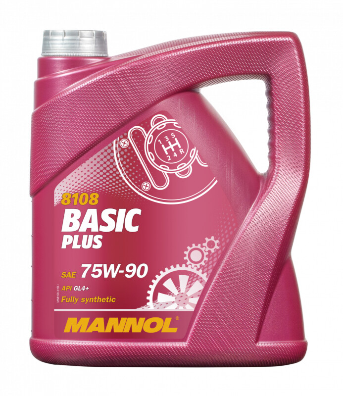 Трансмиссионное масло Mannol Basic Plus 75w90 GL-4+ 4л