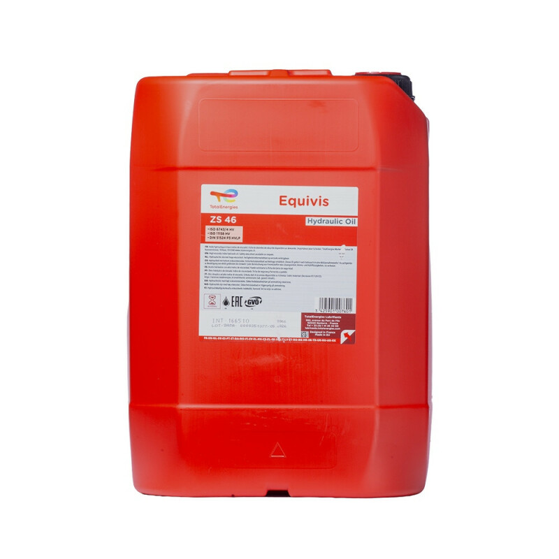 Гидравлическая жидкость TOTAL EQUIVIS ZS 46 20л - Зображення 2