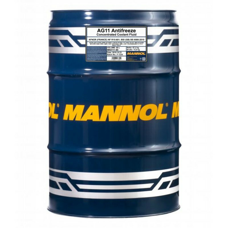 Mannol Antifreeze AG 11 Longterm синий 60л - Изображение 1