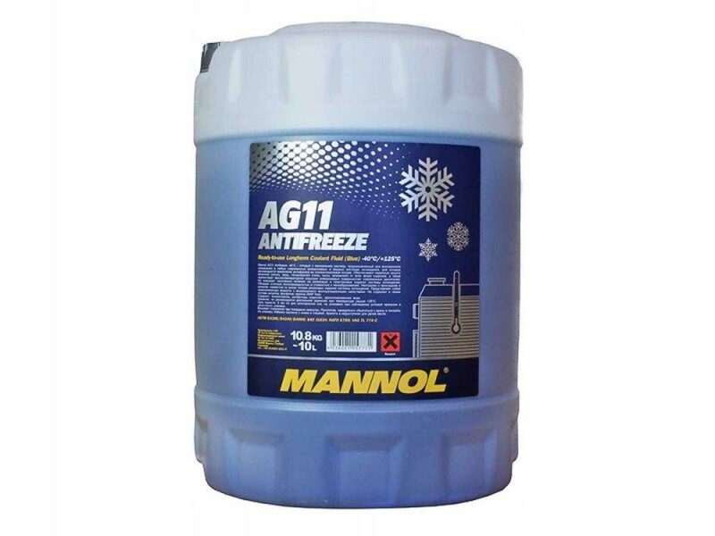 Охлаждающая жидкость Mannol Antifreeze AG 11 Longterm синий 10л - Зображення 1