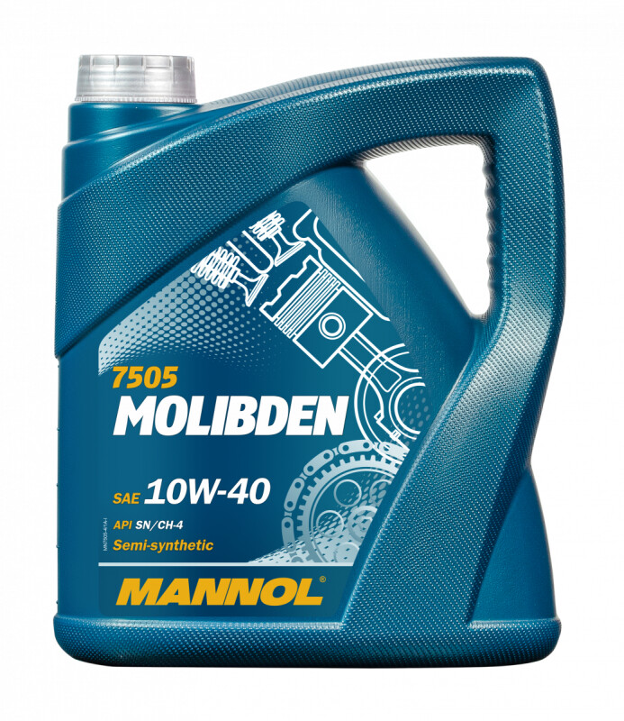 Моторное масло Mannol Molibden 10w40 4л SN/CH-4 - Изображение 1