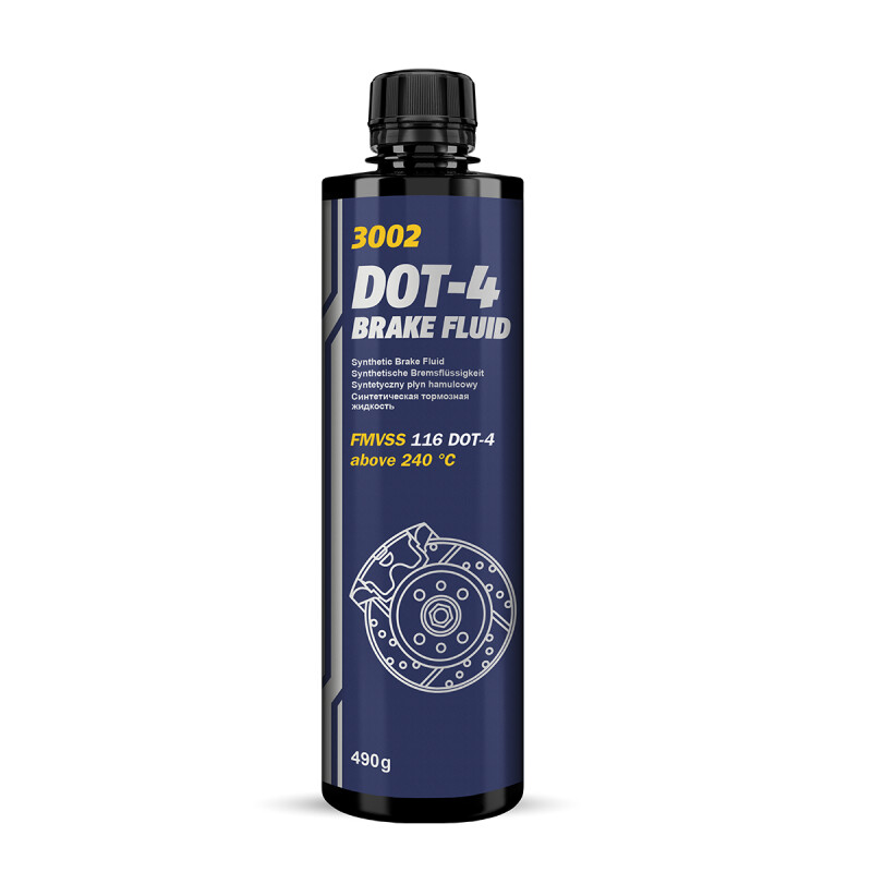 Тормозная жидкость Mannol DOT 4 0,5л/0,4145кг