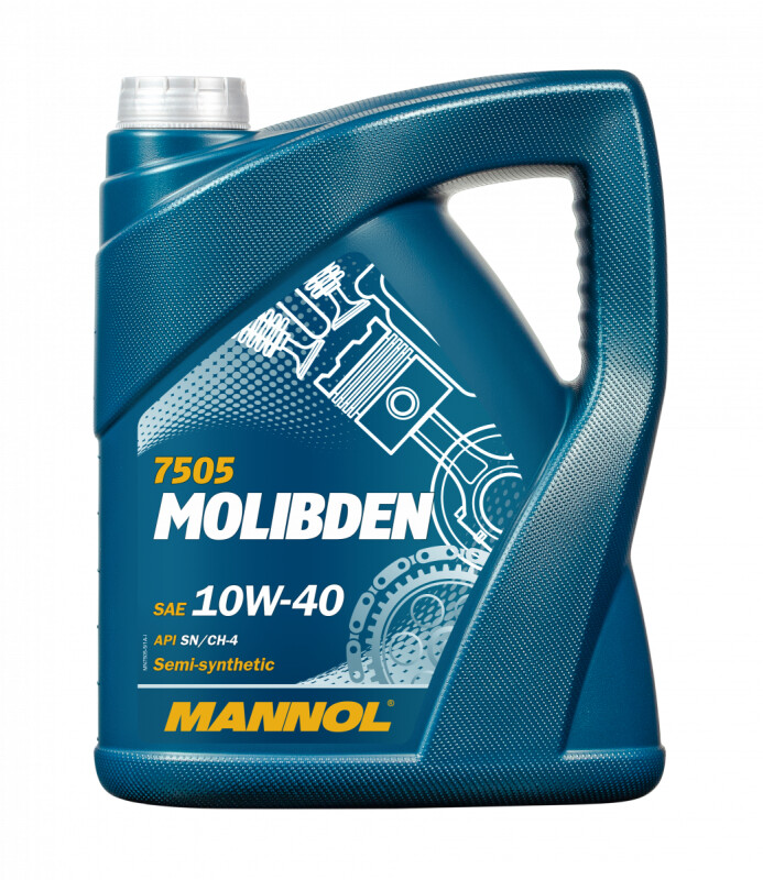 Моторное масло Mannol Molibden 10w40 4л SN/CH-4