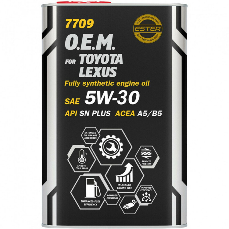 Моторное масло Mannol (metal) 7709 O.E.M. for Toyota Lexus 5w30 4л