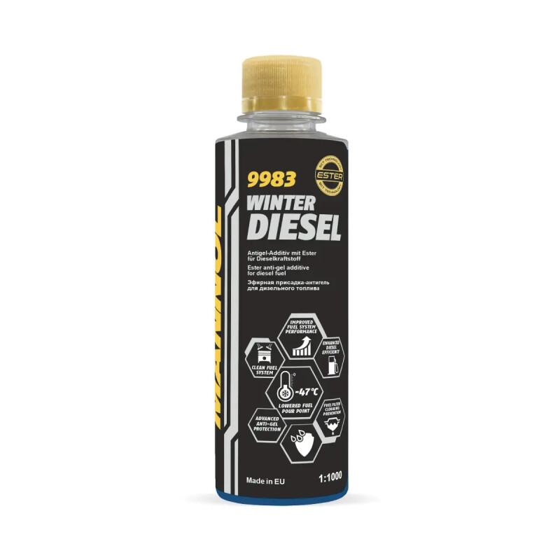 Антигель Mannol 9983 Winter Diesel 0,25л - Зображення 1