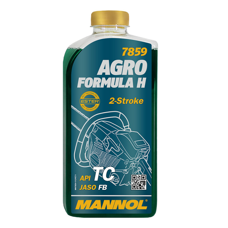 Моторное масло Mannol 7859 AGRO for HUSQVARNA  API TC 1л - Зображення 1