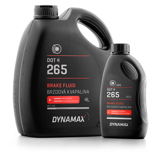 Тормозная жидкость DYNAMAX 265 DOT4 1л - Зображення 1