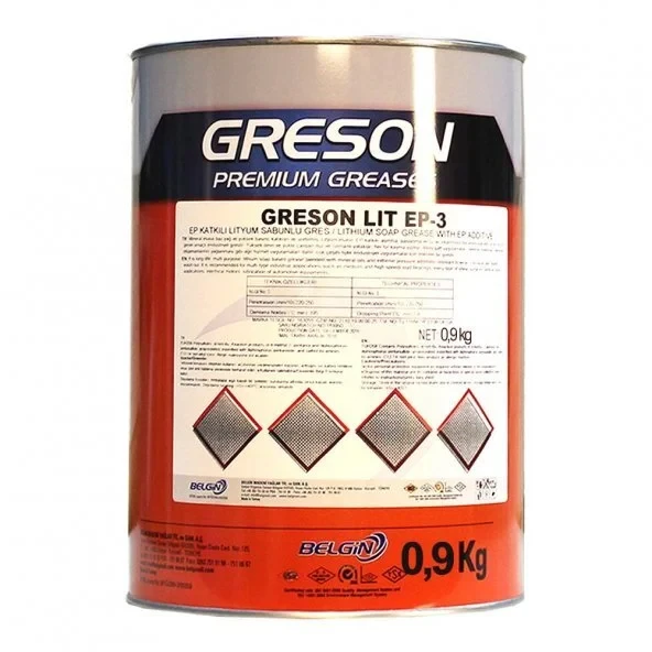 Смазка Lubex GRESON LIT EP 3 0,9кг - Зображення 1