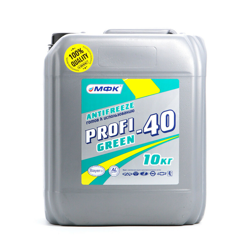 Антифриз (-30) МФК PROFI Green зеленый 10л/9кг