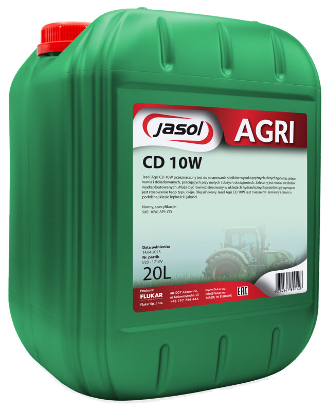 Моторное масло JASOL AGRI CD 10W 20л - Зображення 1