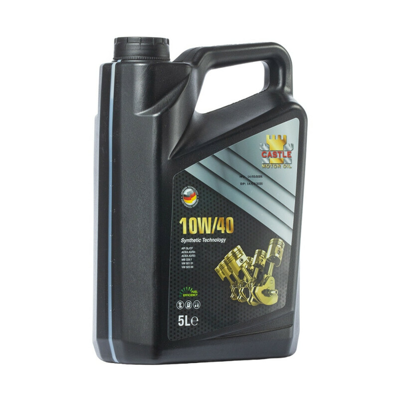 Моторное масло CASTLE MOTOR OILS 10W40 API SL/CF-4 5л - Изображение 1