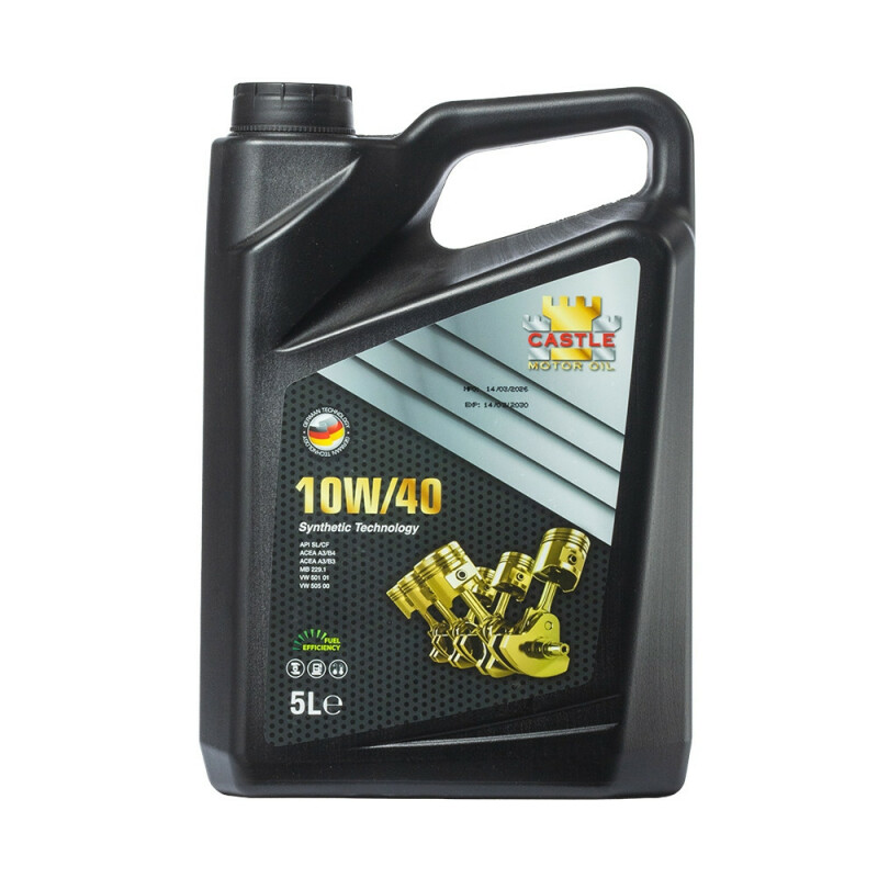 Моторное масло CASTLE MOTOR OILS 10W40 API SL/CF-4 5л